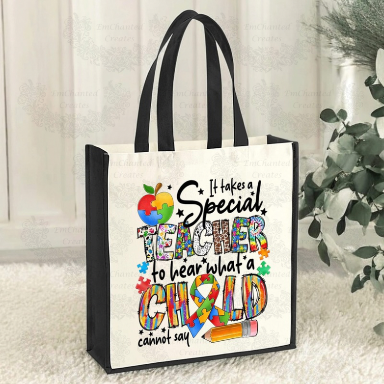 Special teacher Jute bag