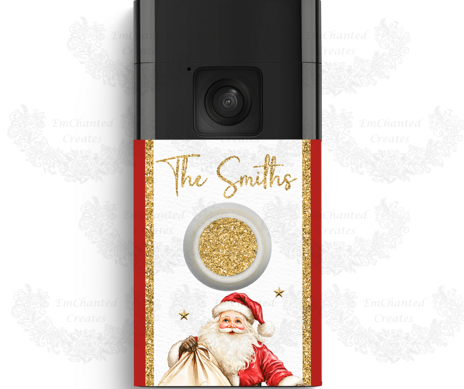 Santa Ring Doorbell Cover