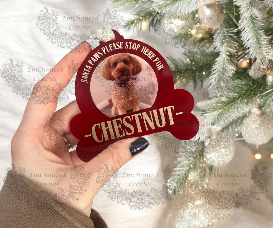 Custom Pet Photo Ornament