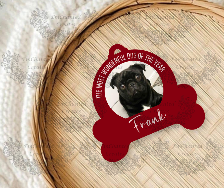 Custom Pet Photo Ornament