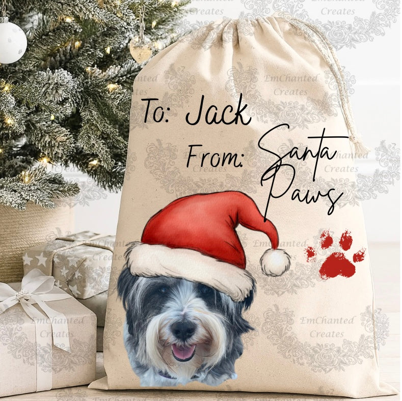 Custom Pet Christmas Sack