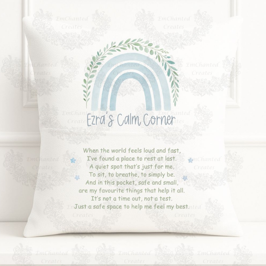 Blue SEN Calm Corner Cushion