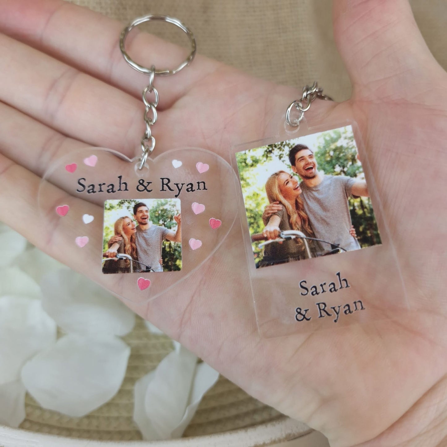 Valentine's Heart Key Ring image 1