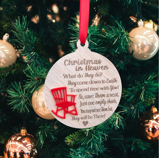 Christmas in heaven bauble