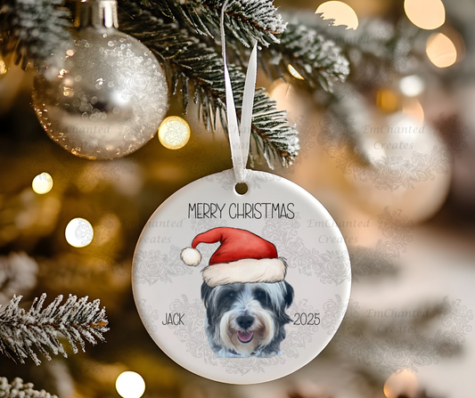 Custom photo upload tree ornament